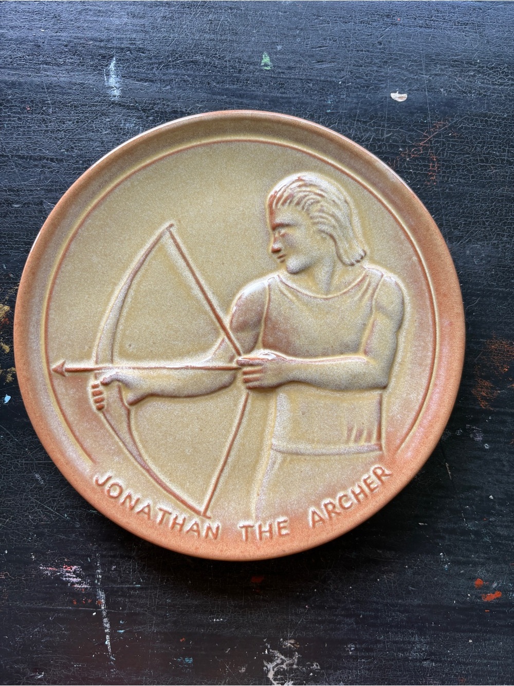 vintage jonathan the archer plate